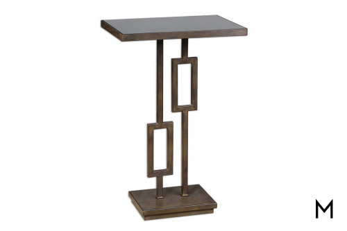 Geometric Accent Table