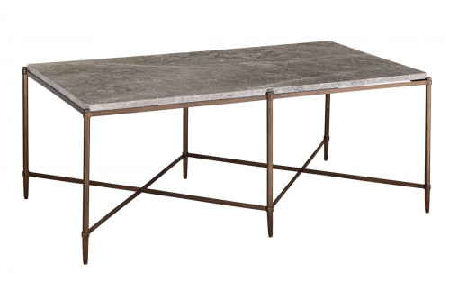 Eldem Cocktail Table with Stone Top