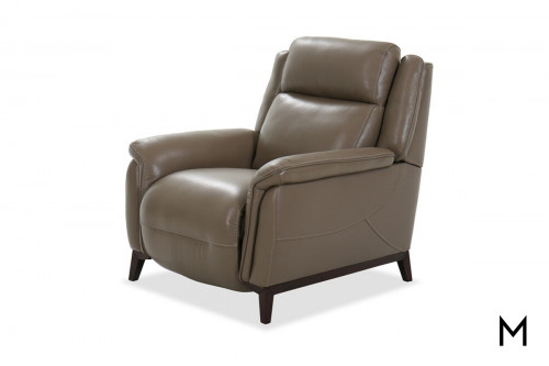 M Collection Power Leather Recliner