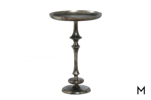 Martin Accent Table in Antique Nickel finished Aluminum