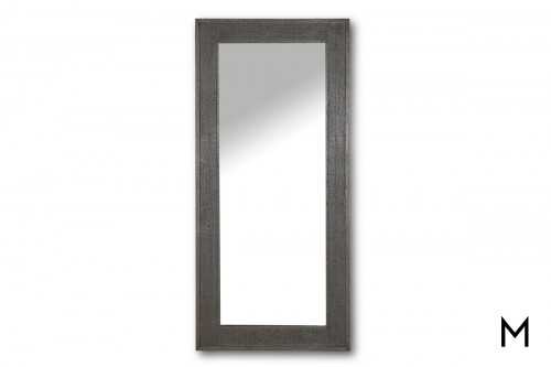 M Collection Hand-Carved Floor Mirror
