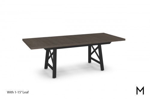 Lombard Dining Table with One 15" Leaf