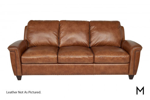 M Collection Saint Michael Leather Sofa