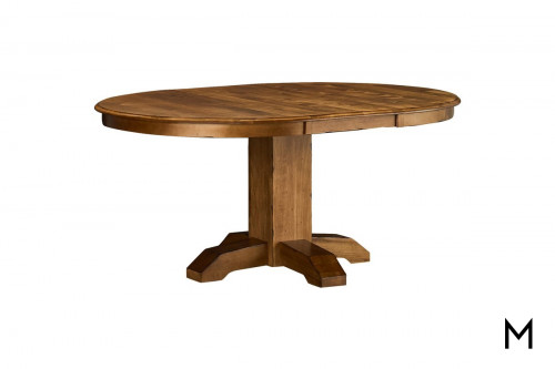 Bennett Round Dining Table with Pedestal Base