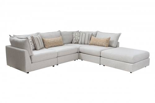 Casual Five-Piece Sectional Sofa