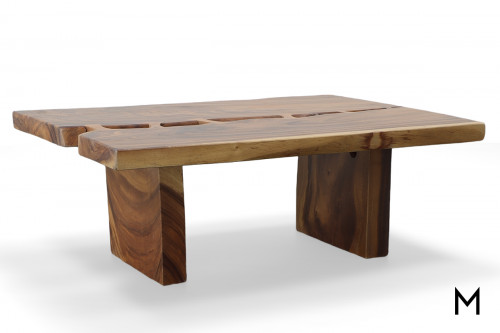 Live Edge Coffee Table with Butterfly Joinery