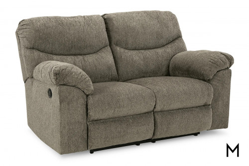Aldrich Reclining Loveseat with Two Reclining Sections