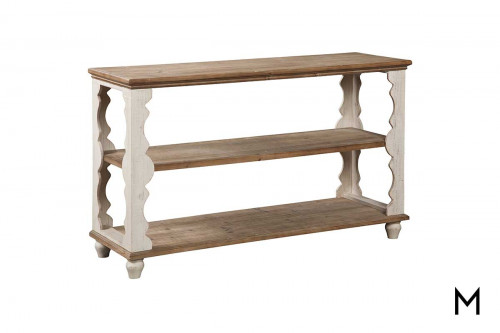 Sofa Table with 3 Shelves