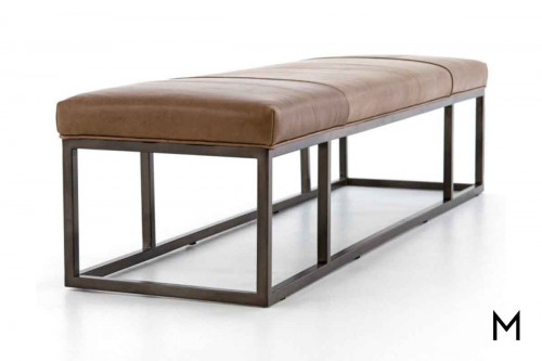 Beaumont Leather Bench
