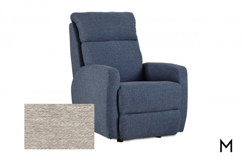 M Collection Primo Rocker Recliner in Adele Linen
