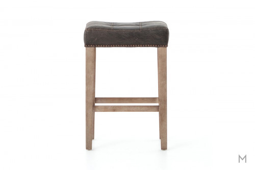 Sean Counter Stool in Destroyed Black and Whitewash