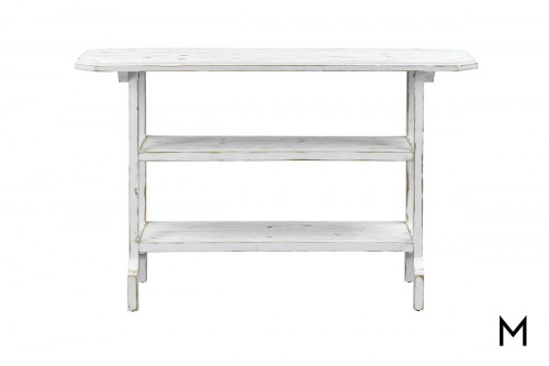 Farmhouse Three-Tiered Console Table