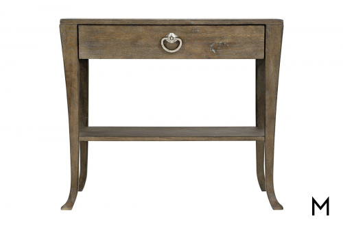 Rustic One-Drawer Nightstand