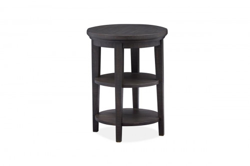 Three-Tiered Round End Table