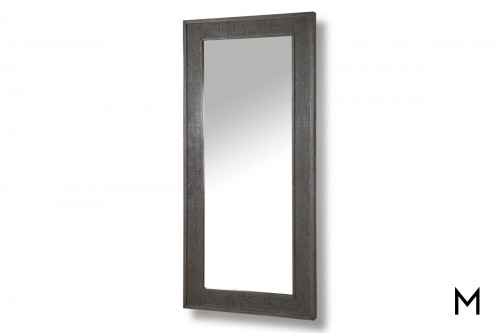M Collection Hand-Carved Floor Mirror