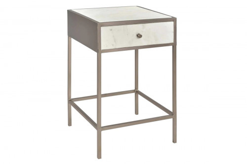 Matisse Side Table with One Drawer