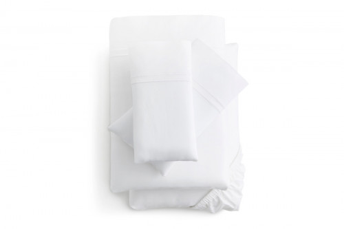 White Supima Cotton Queen Sheets