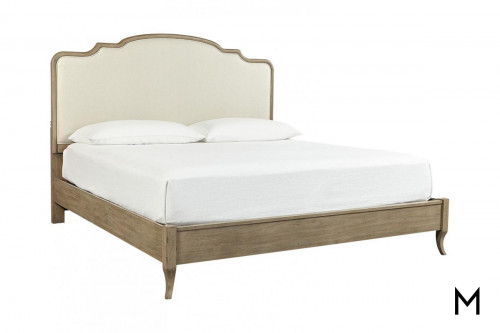 Provence Patine Upholstered King Bed