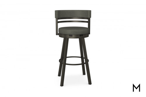 Ronny Bar Stool with Swivel Padded Seat
