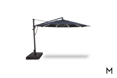 Cantilever Umbrella with LED Lights