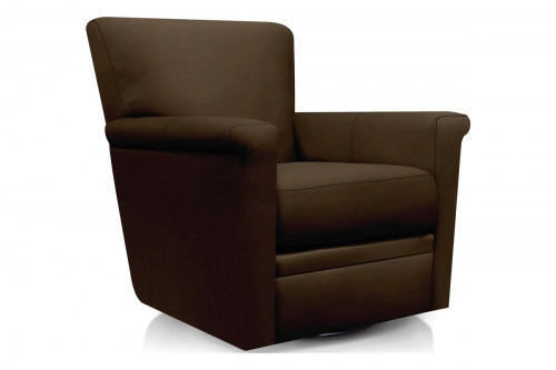 Percy Leather Swivel Chair