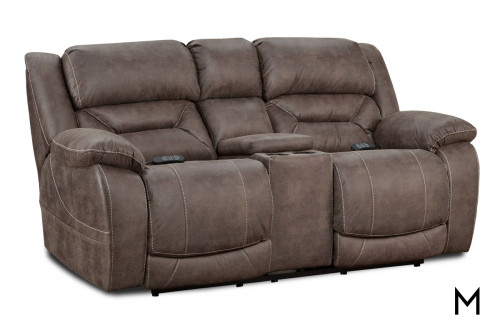 Linwood Power Reclining Loveseat with Center Console