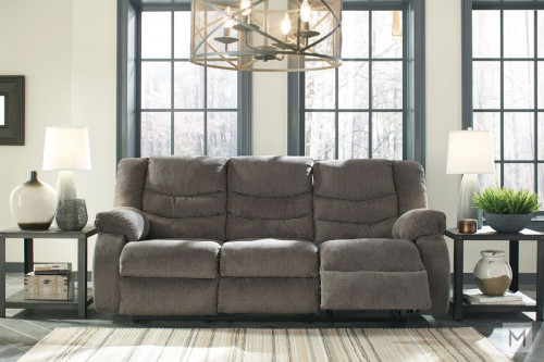 Tulen Reclining Sofa in Gray