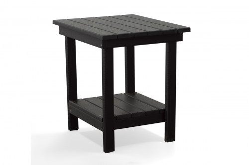 Outdoor End Table in Black
