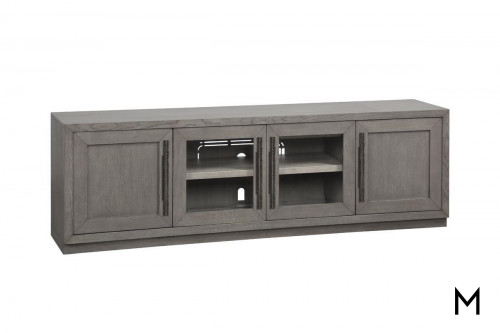 M Collection Modern 4-Door 76" TV Console