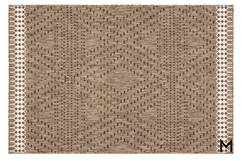 Ginger Brown Area Rug 5' x 8'