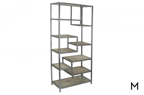 Staggered Shelf Etagere