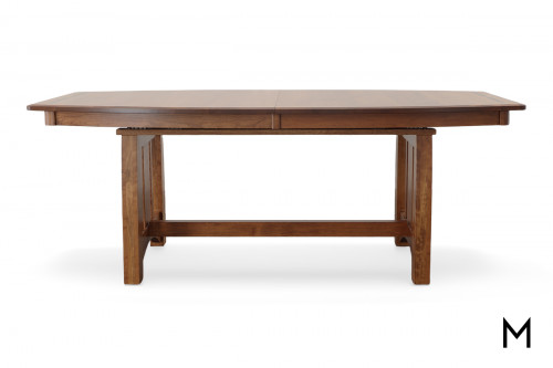 Asheville Boat Shaped Dining Table with Four 12" Leaves