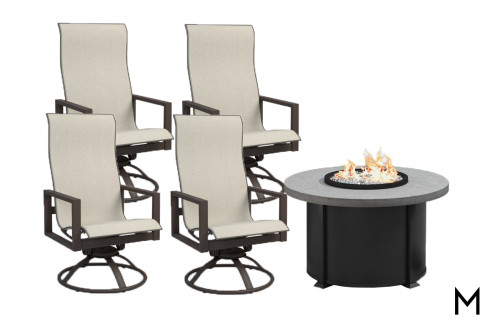 Patio Fireside Chat 5-Piece Set
