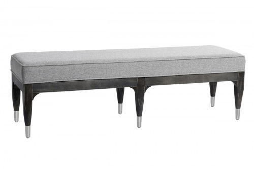 Silvana Six-Leg Bench with Cushioned Top