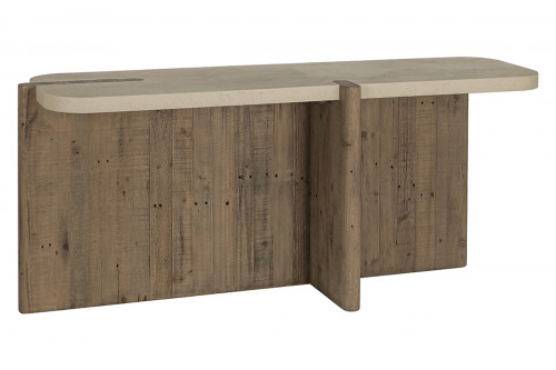 Daxton Console Table with Concrete Laminate Top