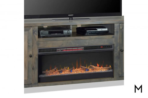 Joshua Creek 84" TV Console with Electric Fireplace