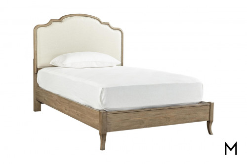 Provence Patine Upholstered Queen Bed