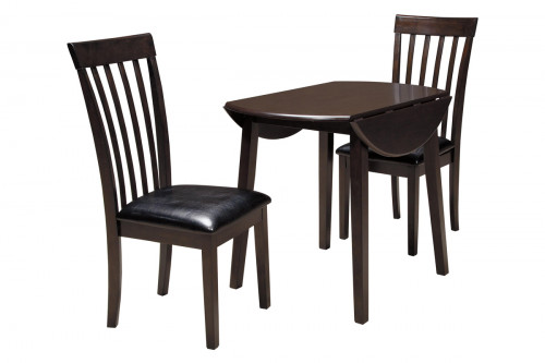 Harbison 3-Piece Drop-Leaf Dining Set with 1 Table and 2 Side Chairs