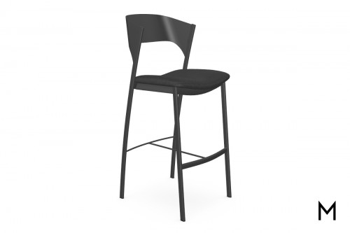 Norville Barstool with Cushioned Seat