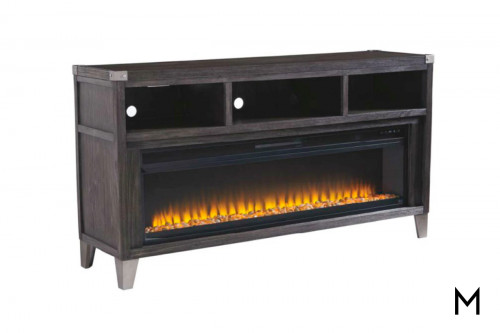 Entertainment Center 70" with Fireplace Insert