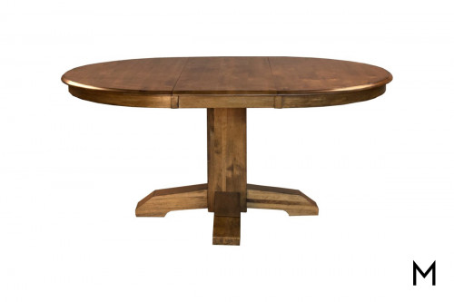 Bennett Round Dining Table with Pedestal Base