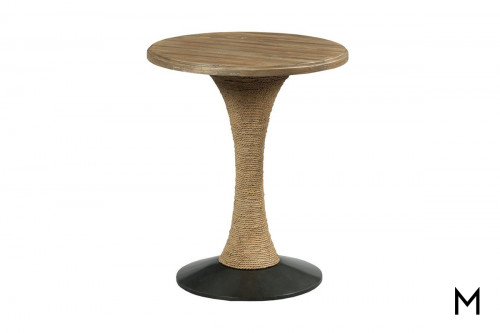Modern Rustic Round End Table