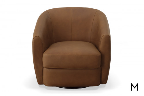 Dalston Leather Swivel Chair