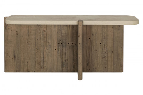 Daxton Console Table with Concrete Laminate Top