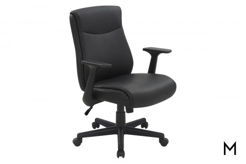 Mid-Back Managers Office Chair with Flip Up Arms