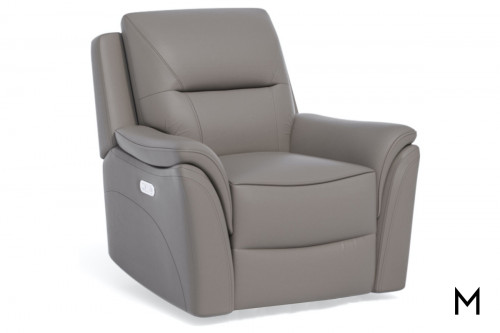 Farlow Leather Power Recliner with Power Headrest