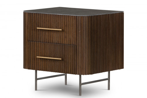Faber Two Drawer Nightstand