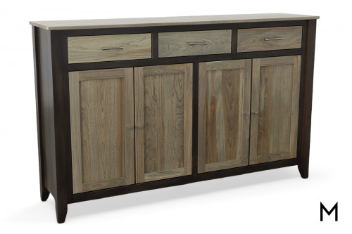 Stamford Two-Tone Buffet with Three Drawers and Four Doors