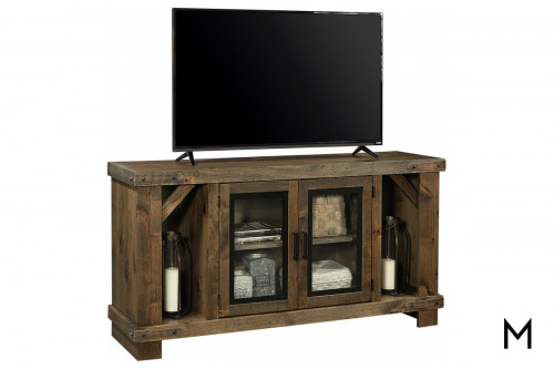 Sadler 64" TV Console with Glass Doors