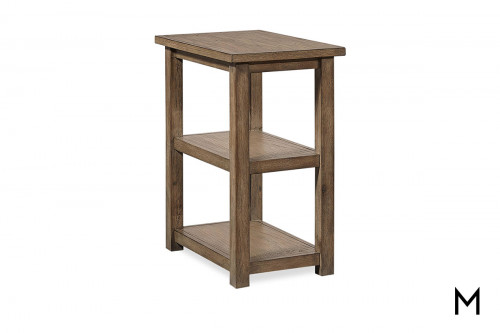 Terrace Chairside Table with Shelves